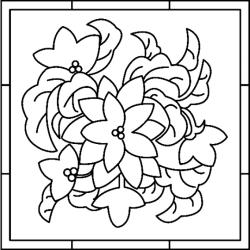 Fleurs 014 - Motif à décorer
