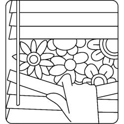 Fleurs 023 - Motif à décorer