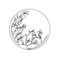 Fleurs 036 - Motif à décorer