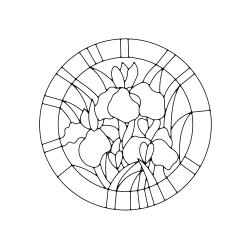 Fleurs 036 - Motif à décorer