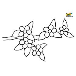 Fleurs 042 - Motif à décorer