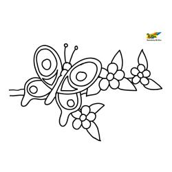 Fleurs 042 - Motif à décorer