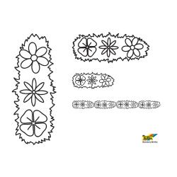 Fleurs 044 - Motif à décorer