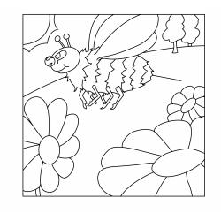 Fleurs 050 - Motif à décorer