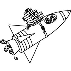 Coloriage d'un avion dessin 2 