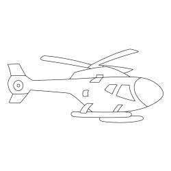 Coloriage avion transport 
