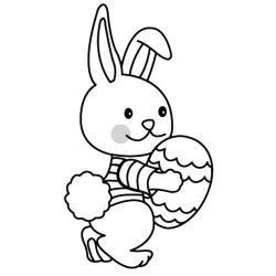 Lapin 01 - Motif à décorer