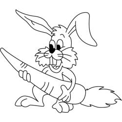 Lapin 01 - Motif à décorer