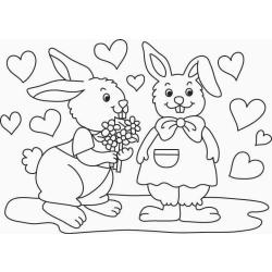 Lapin 07 - Motif à décorer