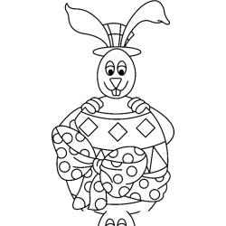 Lapin 07 - Motif à décorer