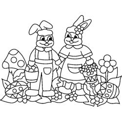 Lapin 09 - Motif à décorer