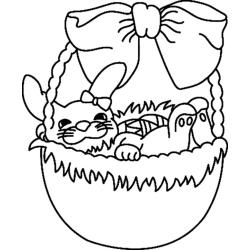 Lapin 10 - Motif à décorer