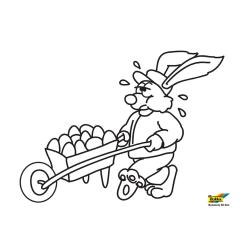 Lapin 49 - Motif à décorer