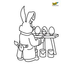 Lapin 52 - Motif à décorer