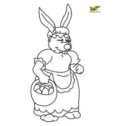 Lapin 52 - Motif à décorer