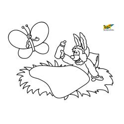 Lapin 71 - Motif à décorer