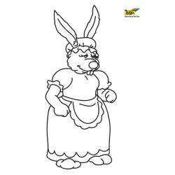 Lapin 71 - Motif à décorer