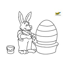 Lapin 73 - Motif à décorer
