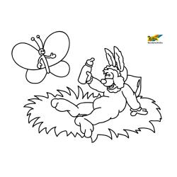 Lapin 76 - Motif à décorer