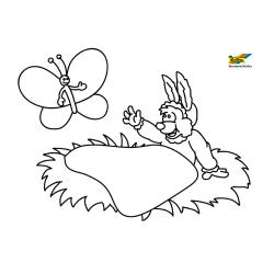 Lapin 77 - Motif à décorer