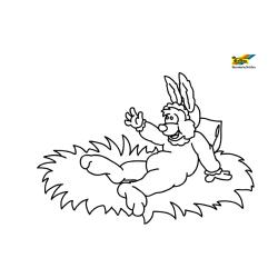 Lapin 85 - Motif à décorer
