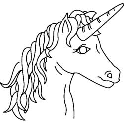 La licorne de Tata boulette à colorier