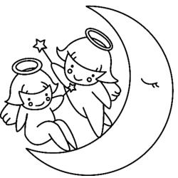 Lune 03 - Motif à décorer