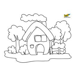 Maison 02 - Motif à décorer