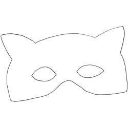 Un masque de loup à imprimer pour le Carnaval afin de pouvoir se déguiser en beau loup !