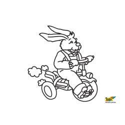 coloriage d'une moto dessin 1