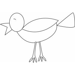 coloriage de mésanges