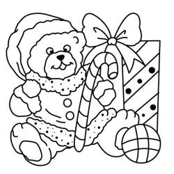 Ourson 079 - Motif à décorer