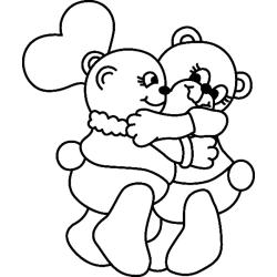 Masque d'ours à colorier