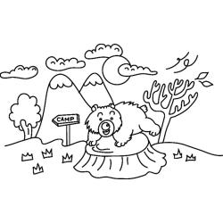 Ourson 005 - Motif à décorer