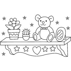 Ourson 01 - Motif à décorer