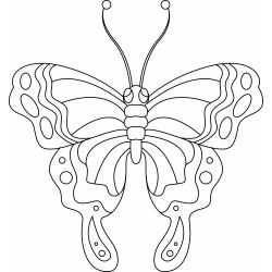 Papillon 01 - Motif à décorer