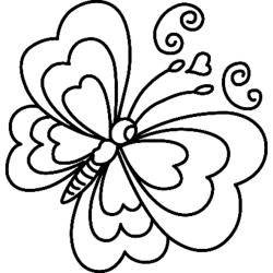 Papillon 01 - Motif à décorer