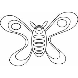 Papillon 07 - Motif à décorer