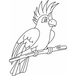 Oiseau 02 - Motif à décorer