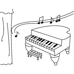 Coloriages d' instruments de musique