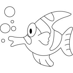 Poisson 01 - Motif à décorer