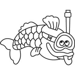 Poisson 30 - Motif à décorer