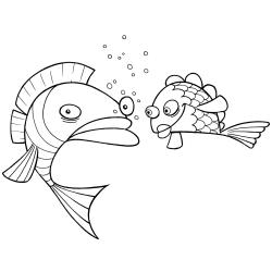 Poisson 14 - Motif à décorer