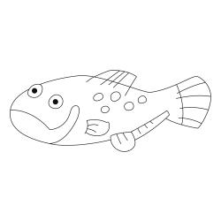 Poisson 30 - Motif à décorer