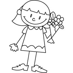 Coloriage Mariochka la poupée russe