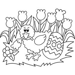 Poussin 04 - Motif à décorer