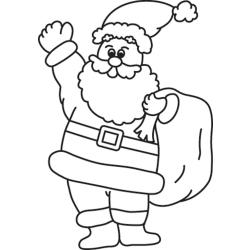 Père Noël 04 - Motif à décorer