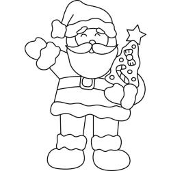 Père Noël 04 - Motif à décorer