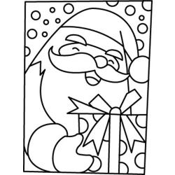 Père Noël 05 - Motif à décorer