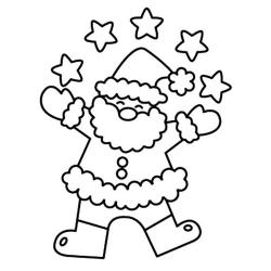 Père Noël 10 - Motif à décorer